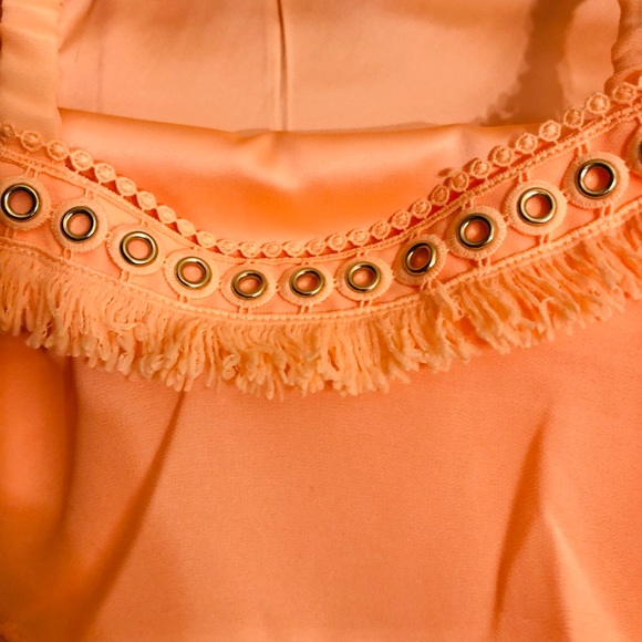 Marciano Ruffle Cold Shoulder Dress. Size 16. - Picture 5 of 7